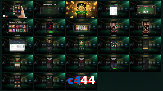Main screen of C444 bet page for PK players